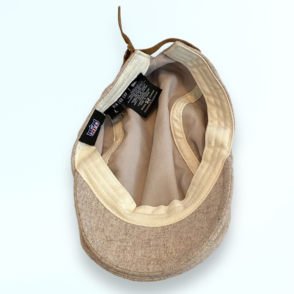 New Era NFL Officially Licensed Wool Blend Flat Cap Ivy Cap SZ L - Picture 8 of 11